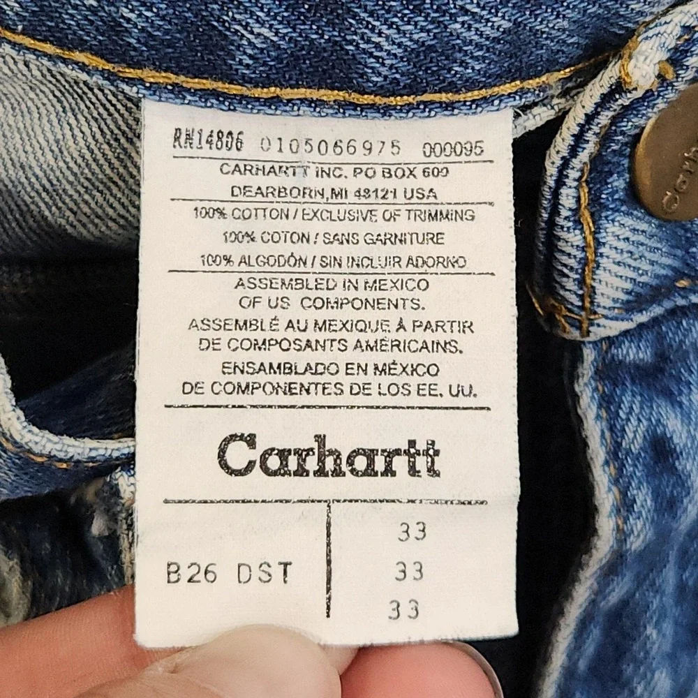 Carhartt Denim Shorts Mens 33 9
